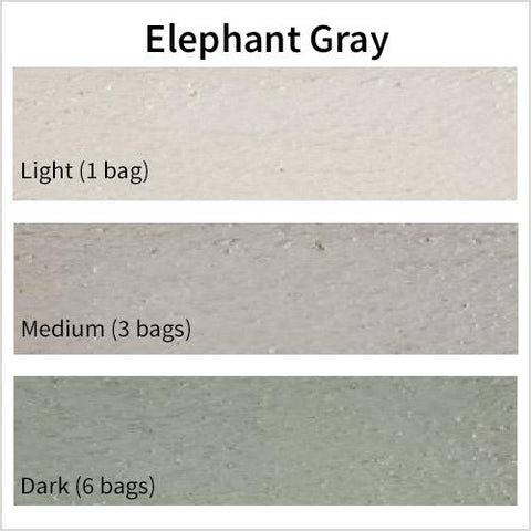 Stucco integral color, Elephant Grey