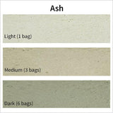 Stucco integral color, Ash