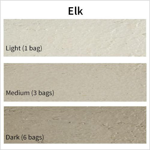 Stucco integral color, Elk